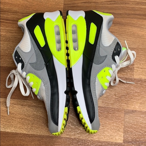 nike air max 90 neon yellow